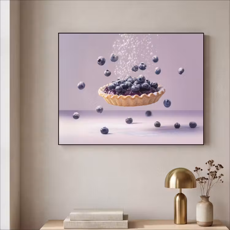 Art Frame - Eten - Taart - Bessen - Blauw — 5