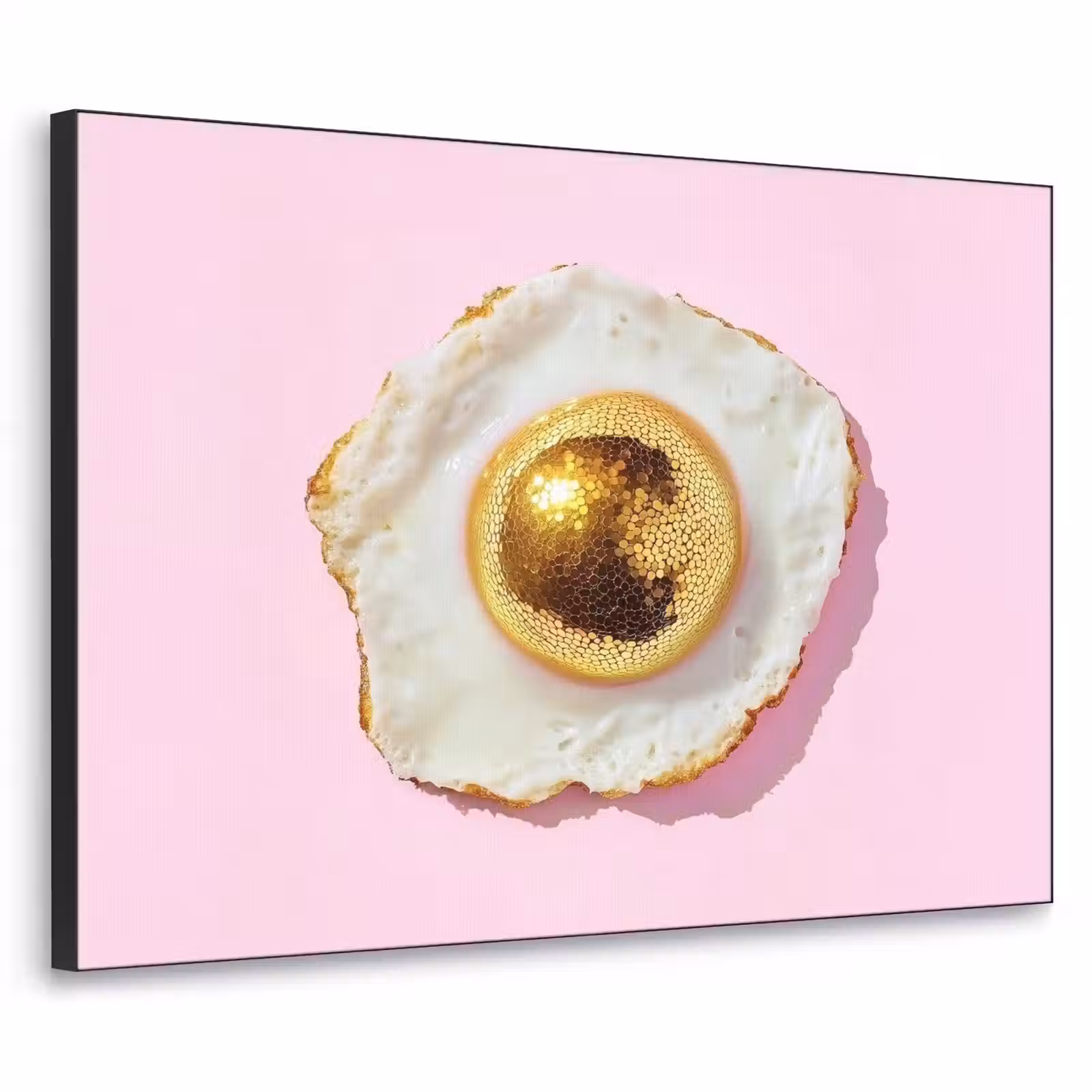 Art Frame - Ei - Disco - Ontbijt - Glitter — 1