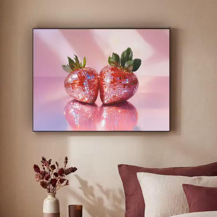 Art Frame - Disco - Fruit - Glitter - Strawberry — 3