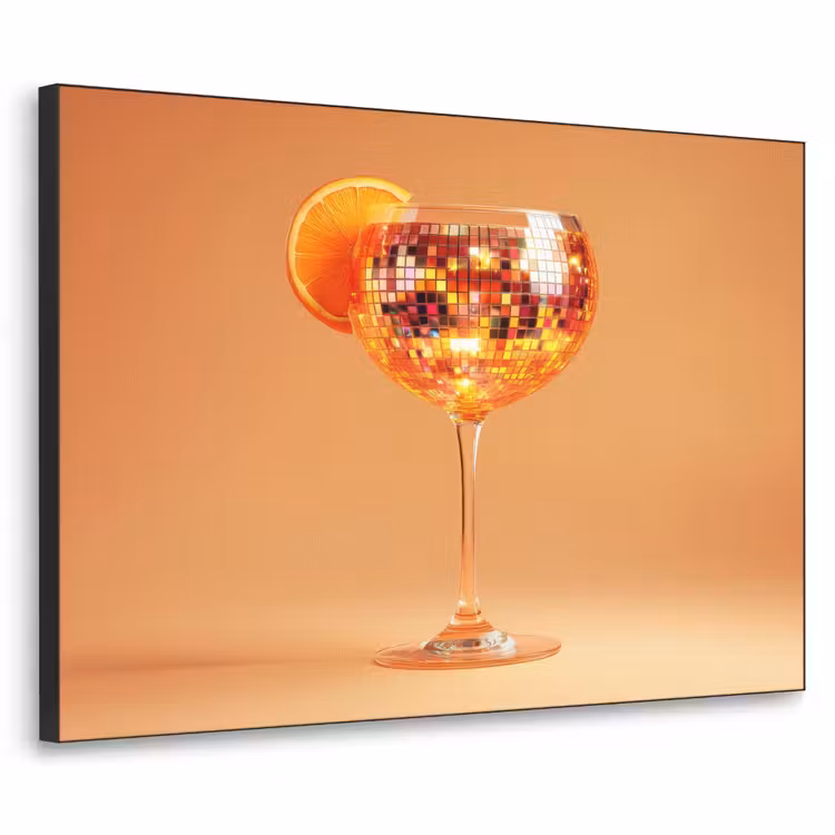 Art Frame - Drank - Oranje - Glitter - Disco — 1