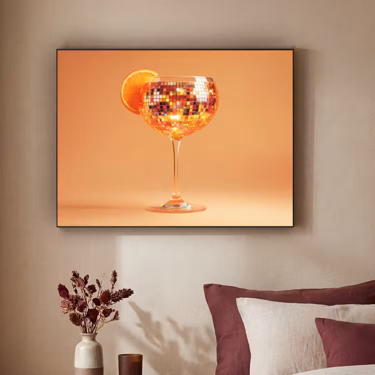 Art Frame - Drank - Oranje - Glitter - Disco — 3