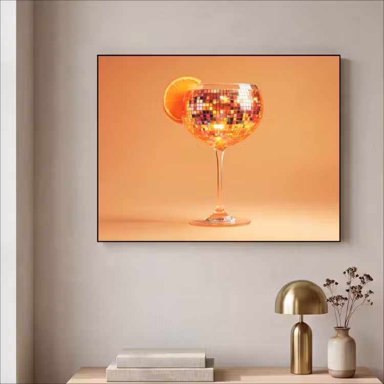 Art Frame - Drank - Oranje - Glitter - Disco — 5