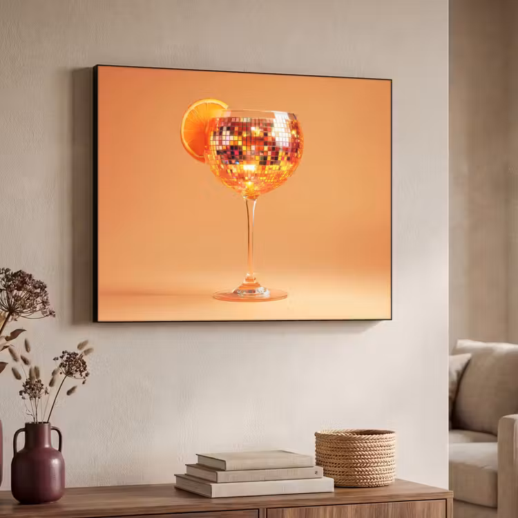 Art Frame - Drank - Oranje - Glitter - Disco — 7