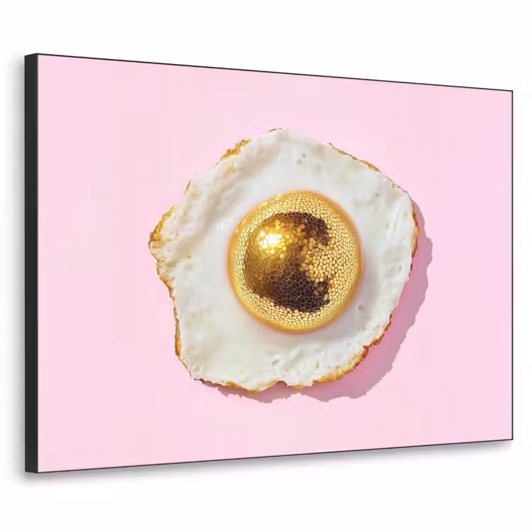 Art Frame - Ei - Disco - Ontbijt - Glitter — 1