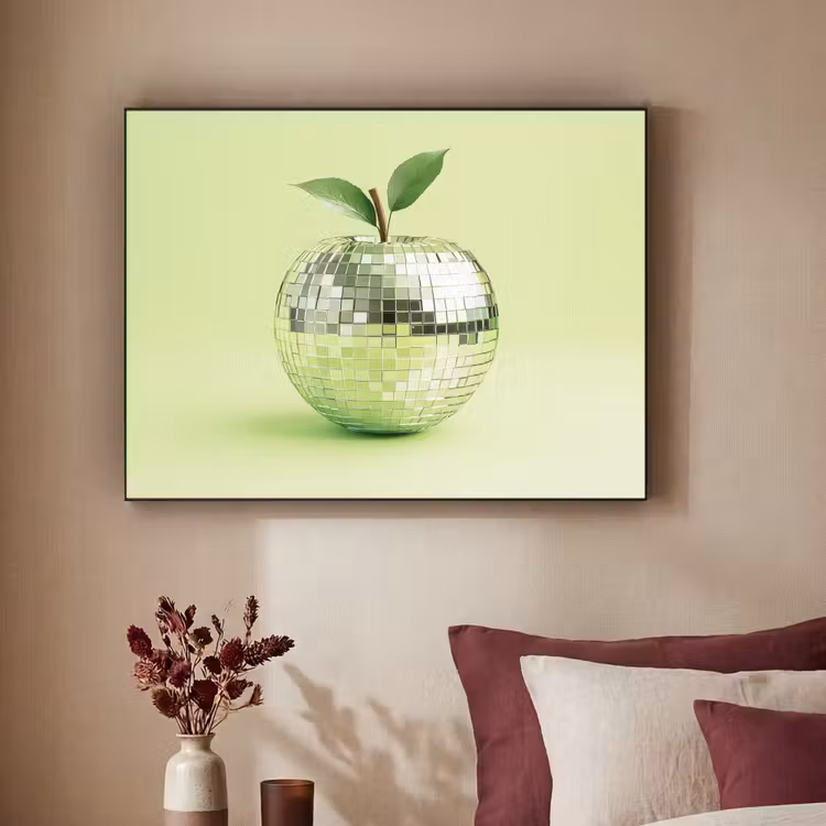 Art Frame - Groen - Disco - Decoratie - Appel — 3