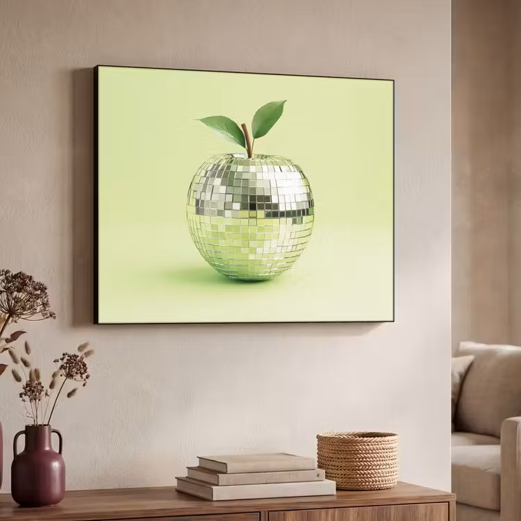 Art Frame - Groen - Disco - Decoratie - Appel — 7