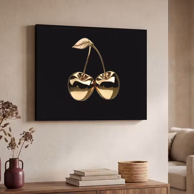 Art Frame - Kersen - Zwart - Goud - Chrome — 7