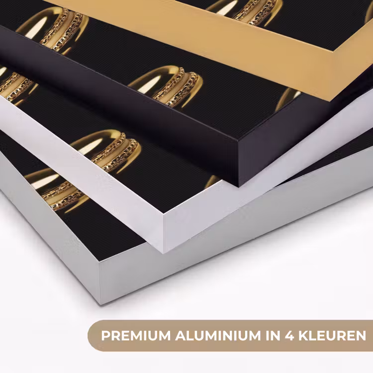 Art Frame - Macarons - Patroon - Goud - Zwart — 2