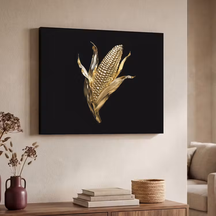 Art Frame - Mais - Eten - Goud - Zwart — 7