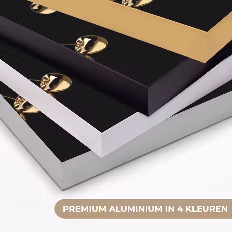 Art Frame - Patroon - Kersen - Goud - Chrome — 2