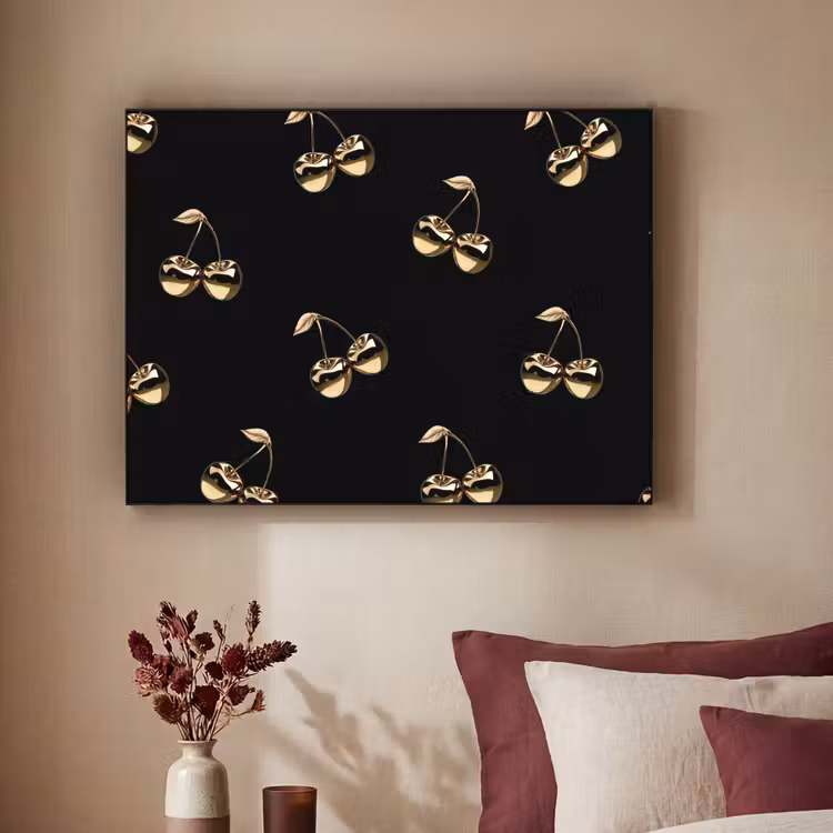 Art Frame - Patroon - Kersen - Goud - Chrome — 3