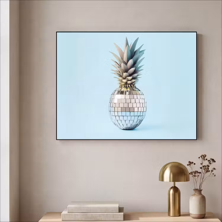 Art Frame - Blauw - Ananas - Disco - Discobal — 5