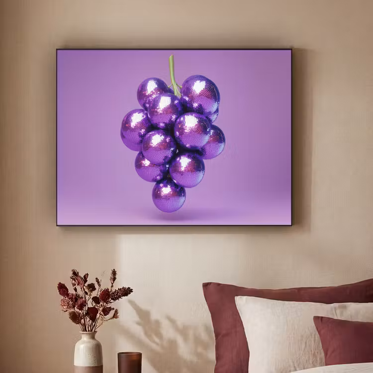 Art Frame - Druif - Disco - Glitter - Paars — 3