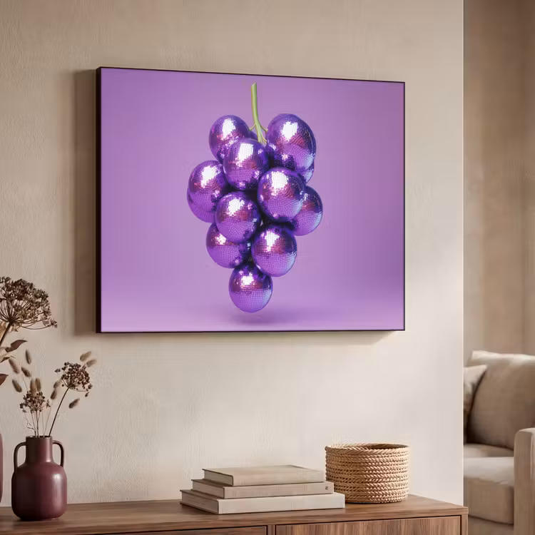 Art Frame - Druif - Disco - Glitter - Paars — 7