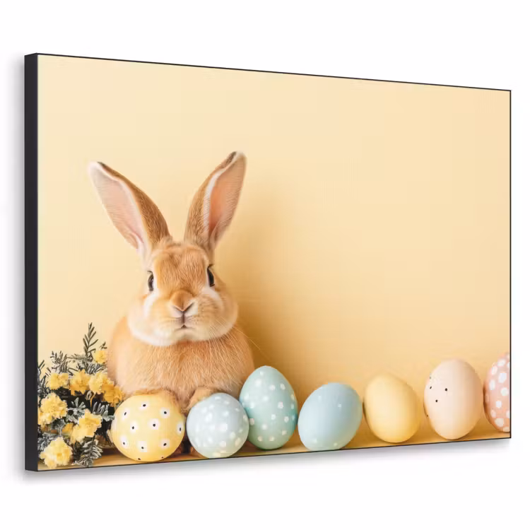Art Frame - Eieren - Konijn - Pasteltinten — 1