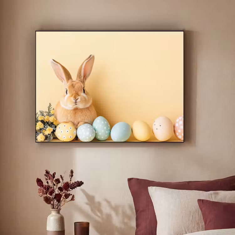 Art Frame - Eieren - Konijn - Pasteltinten — 3