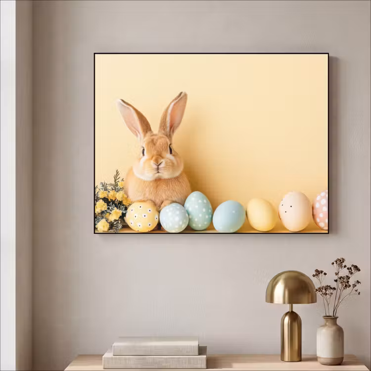 Art Frame - Eieren - Konijn - Pasteltinten — 5
