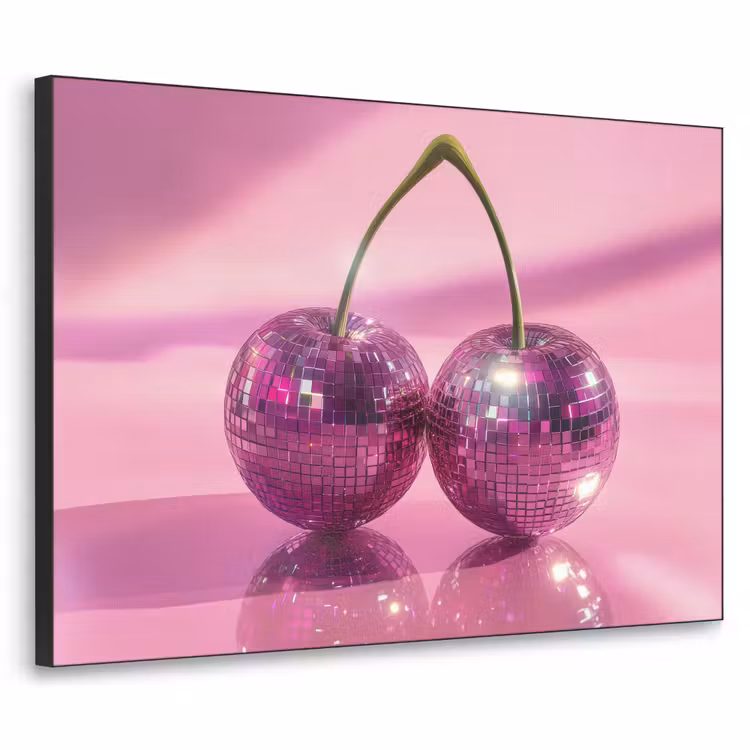 Art Frame - Glitter - Discobol - Roze - Kersen — 1