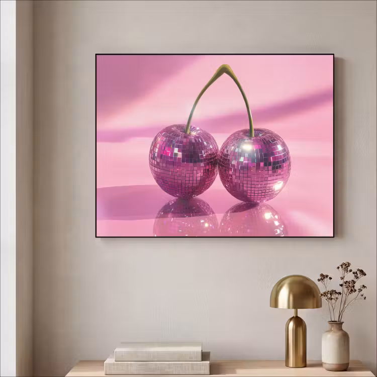 Art Frame - Glitter - Discobol - Roze - Kersen — 5