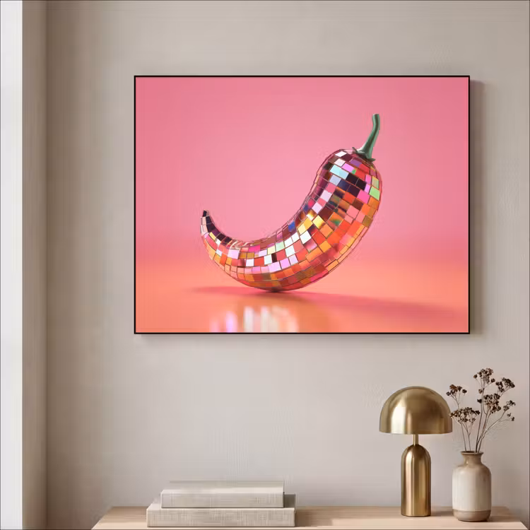 Art Frame - Peper - Disco - Rood - Glitter — 5