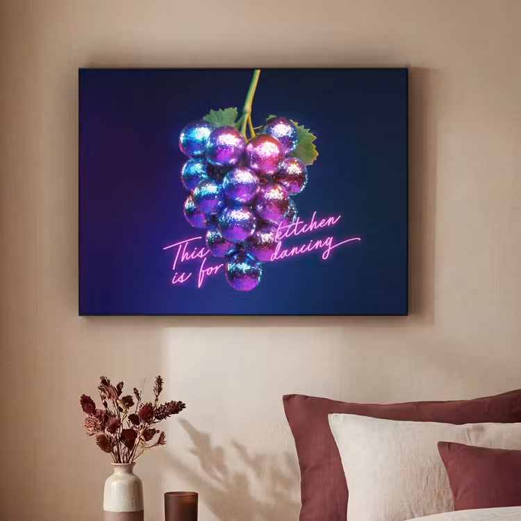 Art Frame - Quote - Neon - Disco - Druiven — 3