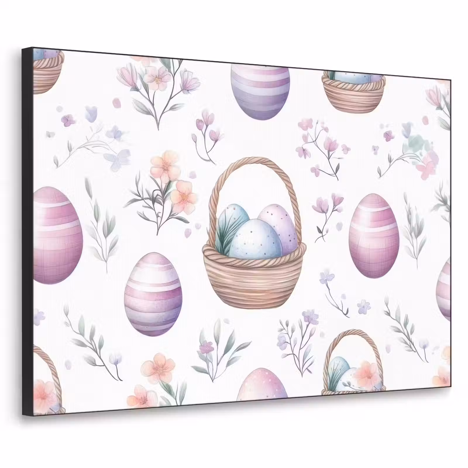 Art Frame - Bloemen - Paaseieren - Patroon — 1