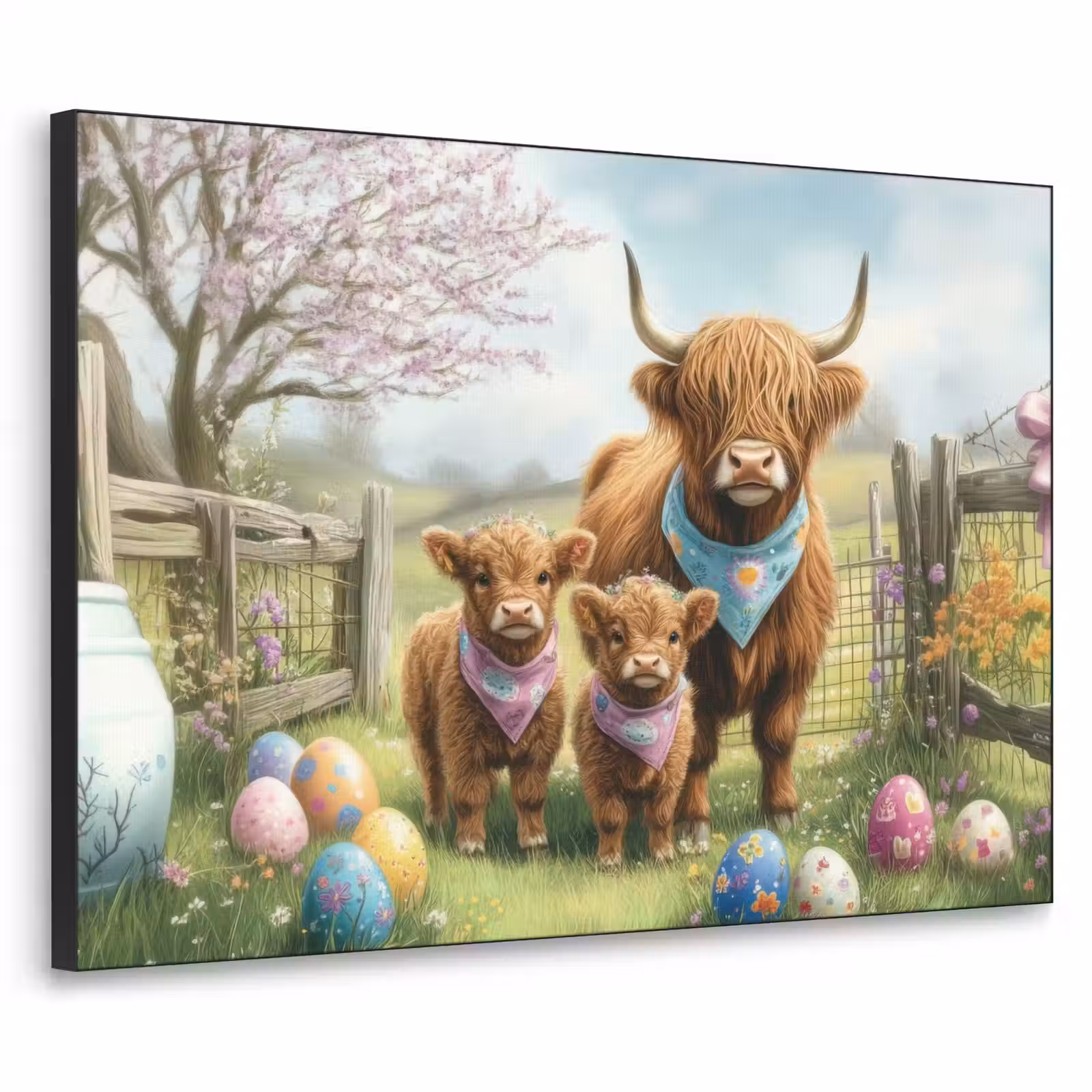 Art Frame - Schotsehooglanders - Paaseieren - Lente — 1