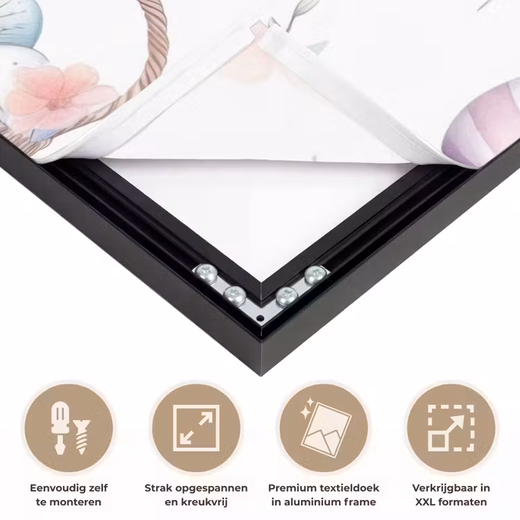 Art Frame - Bloemen - Paaseieren - Patroon — 8