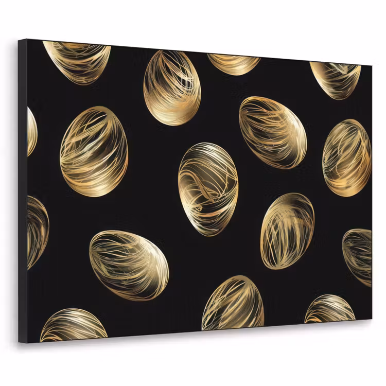 Art Frame - Eieren - Goud - Patroon — 1