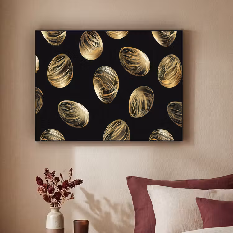 Art Frame - Eieren - Goud - Patroon — 3