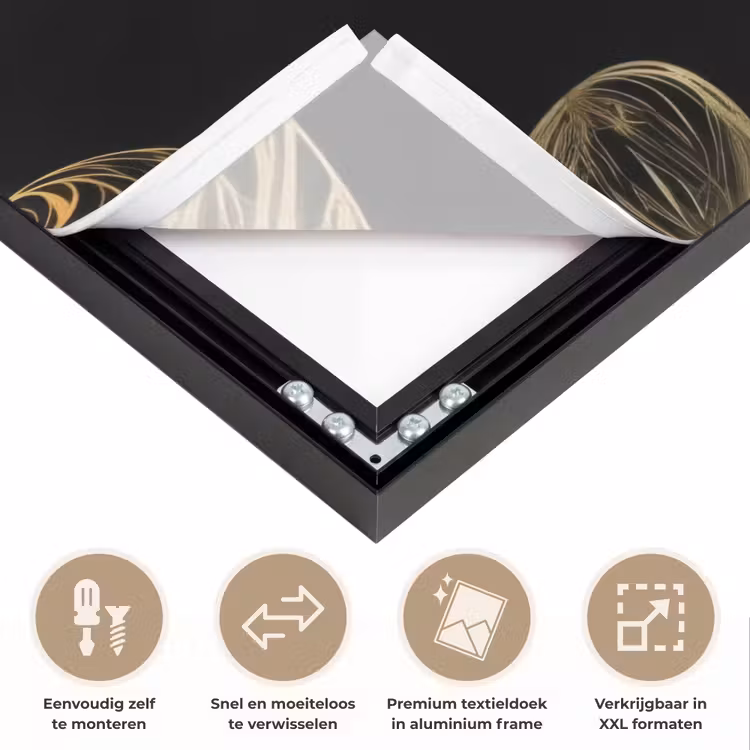 Art Frame - Eieren - Goud - Patroon — 4