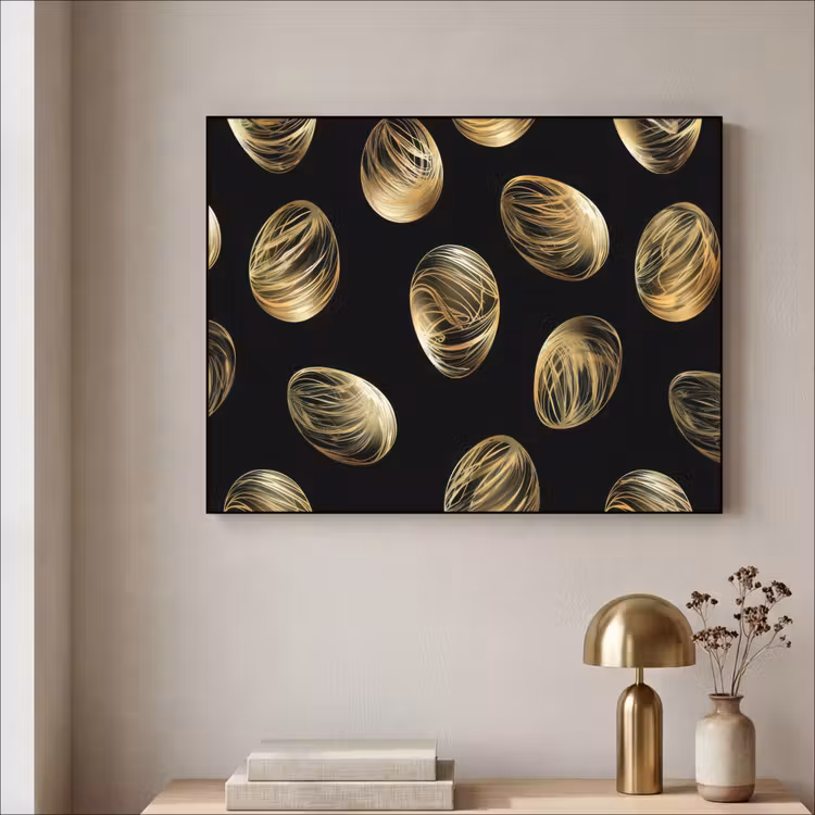 Art Frame - Eieren - Goud - Patroon — 5