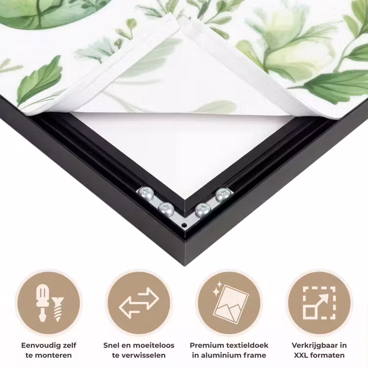 Art Frame - Patroon - Groen - Eieren — 4