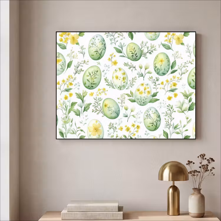 Art Frame - Patroon - Groen - Eieren — 5