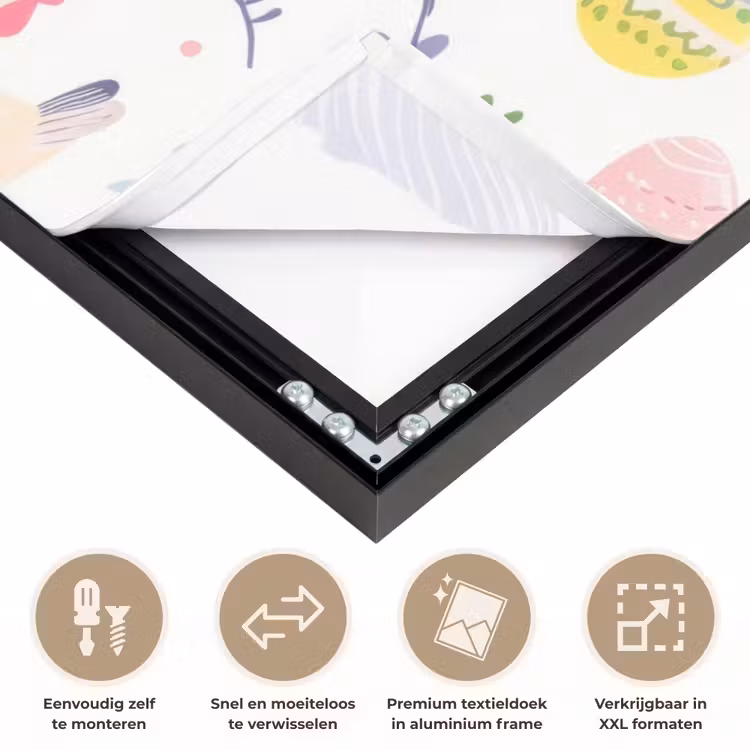 Art Frame - Patroon - Kip - Paaseieren — 4