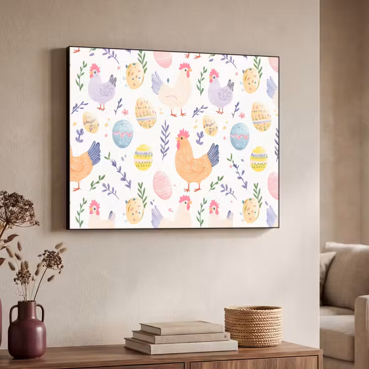 Art Frame - Patroon - Kip - Paaseieren — 7