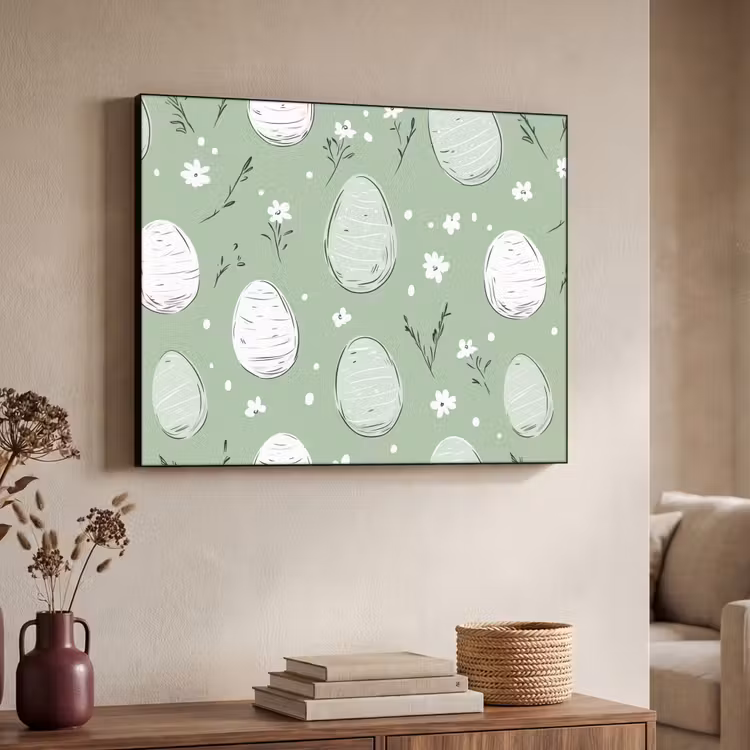 Art Frame - Groen - Eieren - Patroon — 7