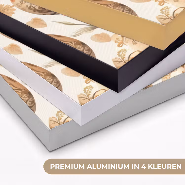 Art Frame - Paaseieren - Bruin - Bloemen — 2