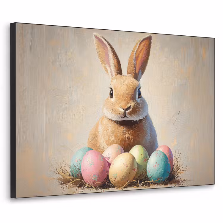 Art Frame - Paashaas - Pastel - Eieren — 1