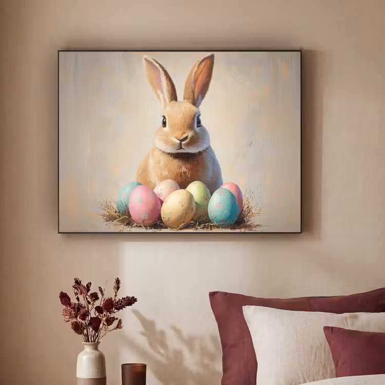 Art Frame - Paashaas - Pastel - Eieren — 3
