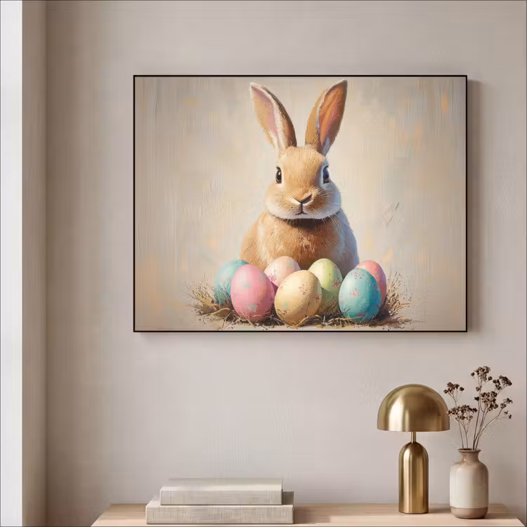 Art Frame - Paashaas - Pastel - Eieren — 5
