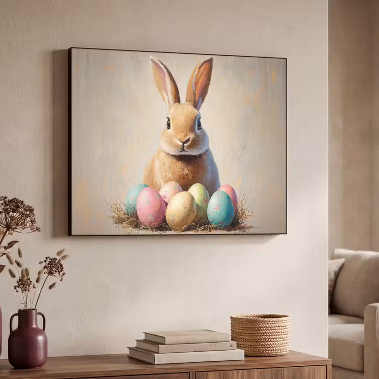 Art Frame - Paashaas - Pastel - Eieren — 7