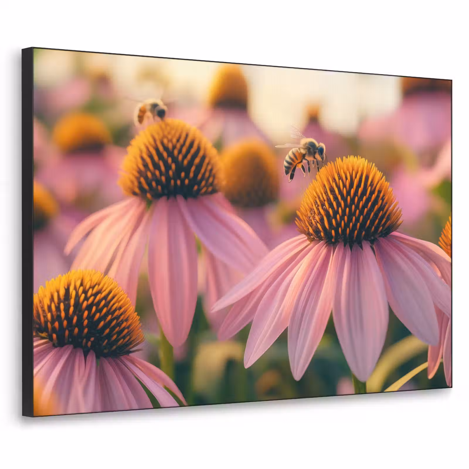 Art Frame - Bloemen - Paars - Bijen — 1