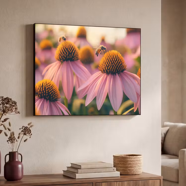 Art Frame - Bloemen - Paars - Bijen — 7