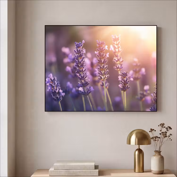 Art Frame - Lavendelbloemen - Paars - Zonlicht — 5