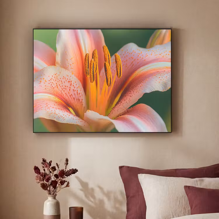 Art Frame - Lelie - Close up - Lichtroze — 3