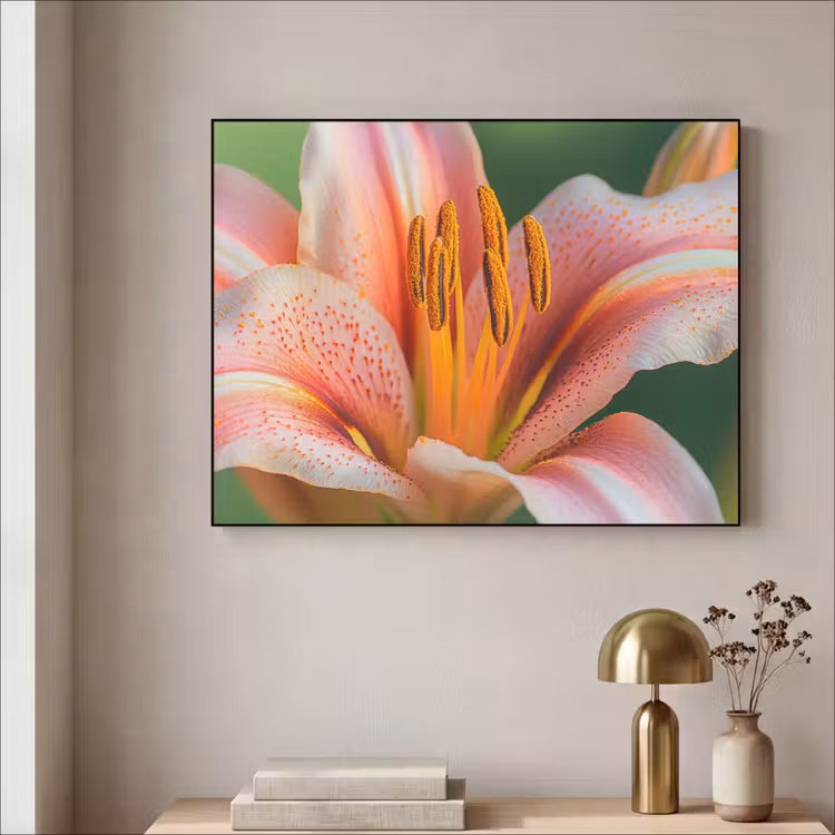Art Frame - Lelie - Close up - Lichtroze — 5