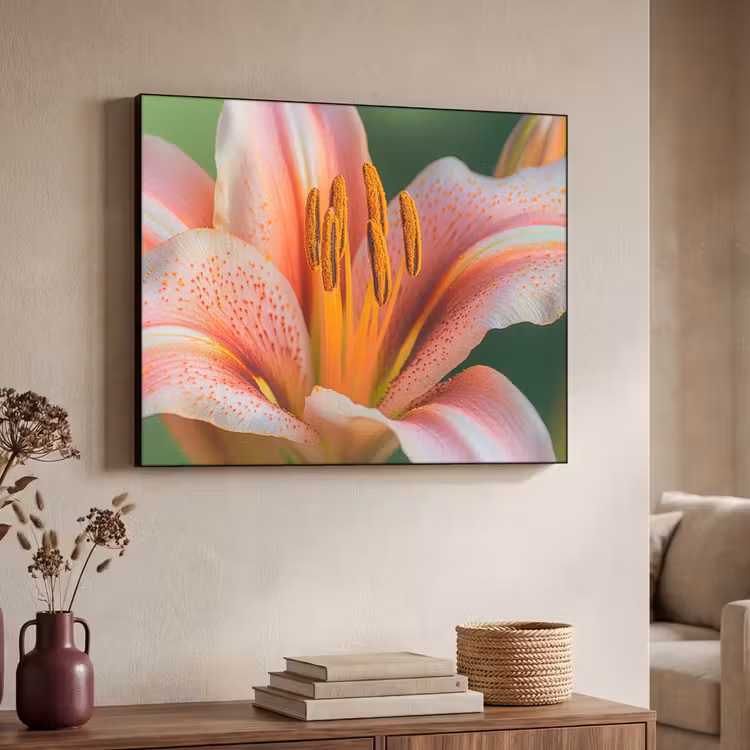 Art Frame - Lelie - Close up - Lichtroze — 7