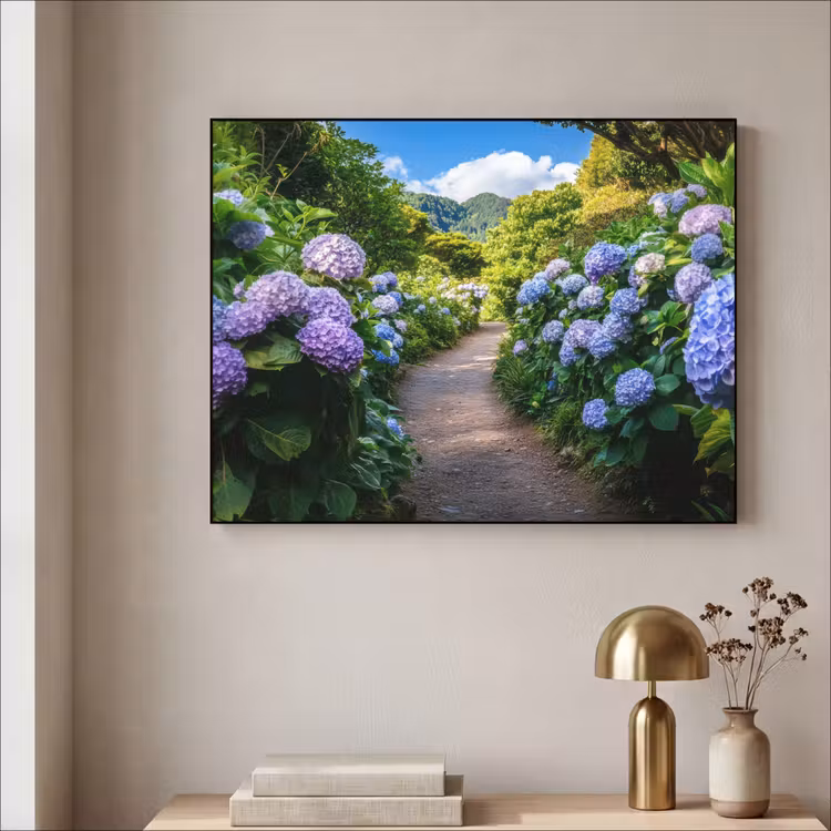 Art Frame - Hortsensia - Pad - Bloemen — 5