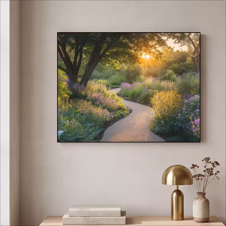 Art Frame - Pad - Bloemen - Park — 5